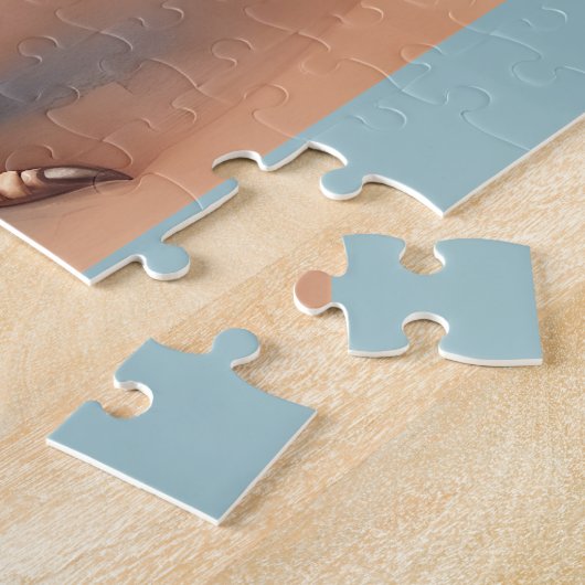 Kippen in zwemkleding aan zee legpuzzel (Zijkant)