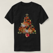 Kippen kerstboom Merry Clucking Matching Fa T-shirt (Design voorkant)