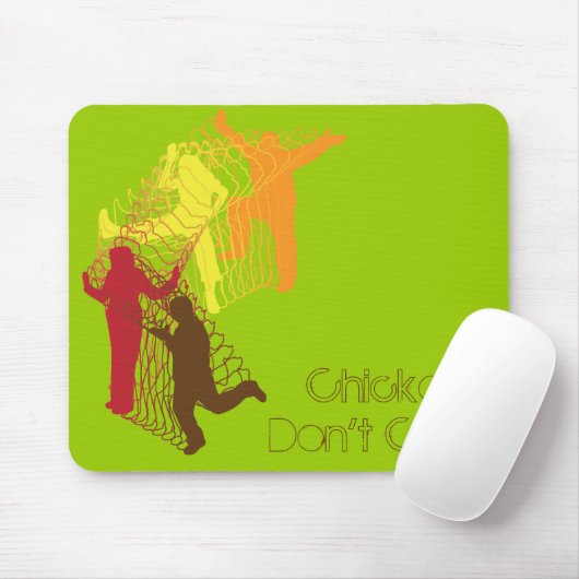 Kippen klappen niet! muismat (Met muis)