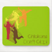 Kippen klappen niet! muismat (Voorkant)