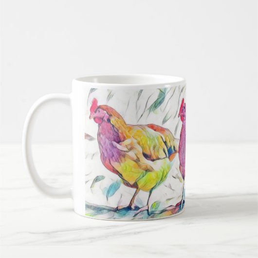 Kippen KoffieMok (Links)