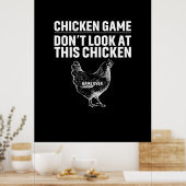 Kippen Kunst Kippen Spel Poster (Keuken)