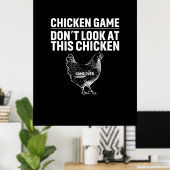 Kippen Kunst Kippen Spel Poster (Thuiskantoor)