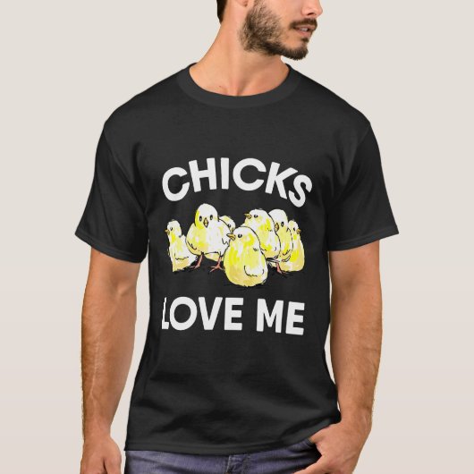 Kippen Liefhebben Mij Kip T-shirt (Voorkant)