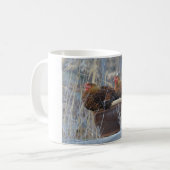 Kippen Love Flower Pots Mok (Voorkant links)