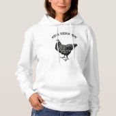 Kippen mama! hoodie (Voorkant)