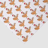 Kippen met eieren op de cartoon van borden tissuepapier (Detail)