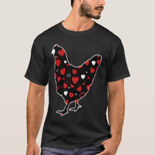 Kippen Met Hartjes Valentijnsdag Voor Baby Jongens T-shirt