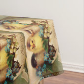 KIPPEN MET STROMEN IN EENVOUDIGERE EGG TAFELKLEED (Voorbeeld)