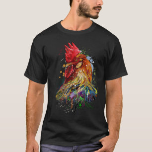 Kippen met waterkraan t-shirt