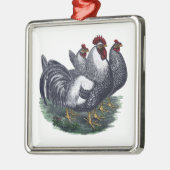 Kippen Metaal Ornament (Links)