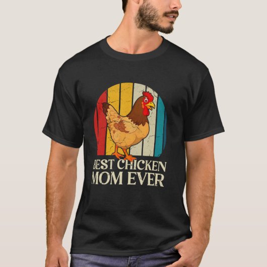 Kippen Moeder Boer Beste Kippenmoeder Ooit Grappig T-shirt (Voorkant)