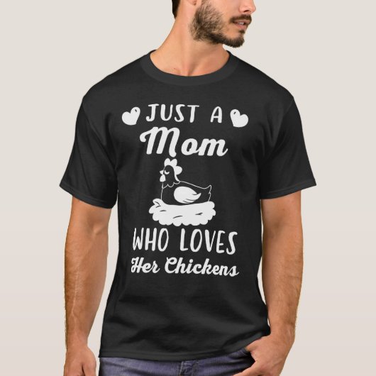 Kippen Moeder Merch Voor Kippen Eigenaren T-shirt (Voorkant)