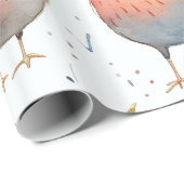 Kippen op een Boerderij Cadeaupapier (Rol Hoek)