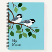 Kippen op Notitieboeken van boomtakken (Voorkant)