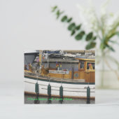 Kippen op Zee - Humor Briefkaart (Staand voorkant)