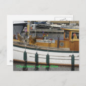 Kippen op Zee - Humor Briefkaart (Voorkant / Achterkant)