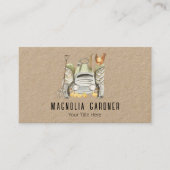 Kippen Organic Gardening Visitekaartje (Voorkant)