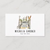 Kippen Organic Gardening Visitekaartje (Voorkant)