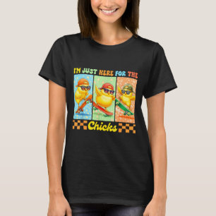 Kippen paasdag boerderijdierliefhebber hier voor k t-shirt