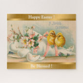  kippen Paasvakantie Legpuzzel (Horizontaal)