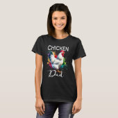 Kippen Papa Kippen T-shirt (Voorkant volledig)