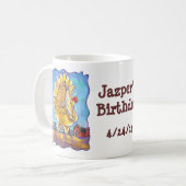 Kippen Particentrum Koffiemok (Voorkant links)