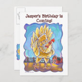 Kippen Partij Centrum Aankondigingskaart (Voorkant / Achterkant)