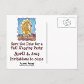 Kippen Partij Centrum Aankondigingskaart (Achterkant)