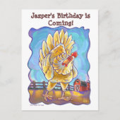 Kippen Partij Centrum Aankondigingskaart (Voorkant)