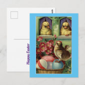 kippen Pasen Briefkaart (Voorkant / Achterkant)