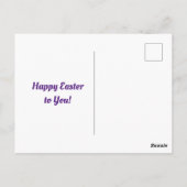 kippen Pasen Briefkaart (Achterkant)