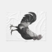 Kippen Pluimvee Ontwerp _6 Fleece Deken (Voorkant (Horizontaal))