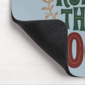 Kippen regeren de Roost Rustic Boerderij Illustrat Muismat (Hoek)