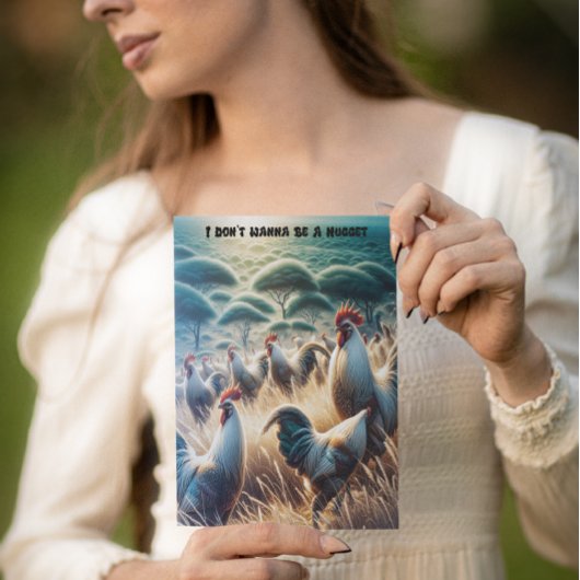 Kippen Roaming Gratis Briefkaart