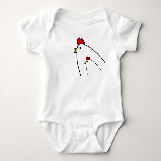 Kippen Romper (Voorkant)