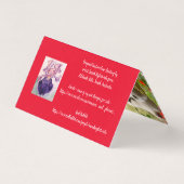 Kippen roosters Merry uit ons kerstkaartje Kaart (Achterkant)