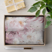 Kippen Shabby Chic Pink Decoupage Tissuepapier (Geschenk)