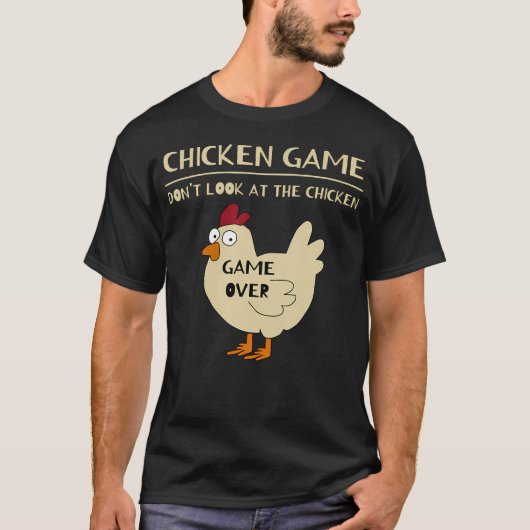 Kippen Spel Grappige Kip T-shirt (Voorkant)