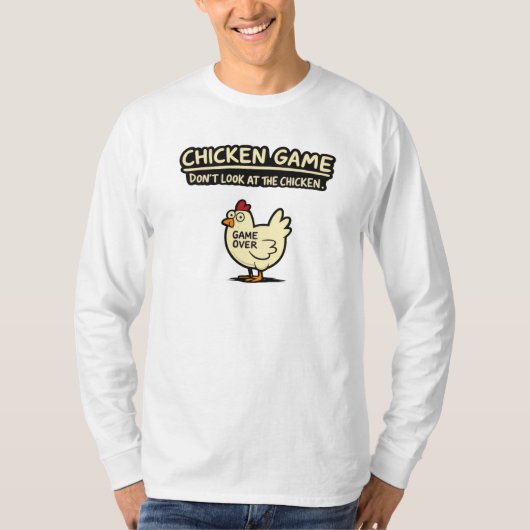 Kippen spel - Grappige kippenhumor T-shirt | Niet (Voorkant)