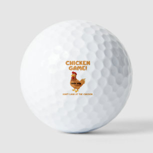 Kippen Spel Kijk Niet Naar De Kip Golfballen