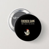 Kippen Spel Kijk Niet Naar De Kip Grappige Chic Ronde Button 5,7 Cm (Voorkant /achterkant)