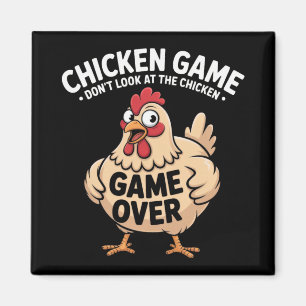 Kippen Spel Kijk Niet Naar De Kip Grappige Kip Magneet