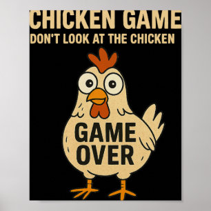 Kippen Spel Kijk Niet Naar De Kip Spel Voorbij  Poster