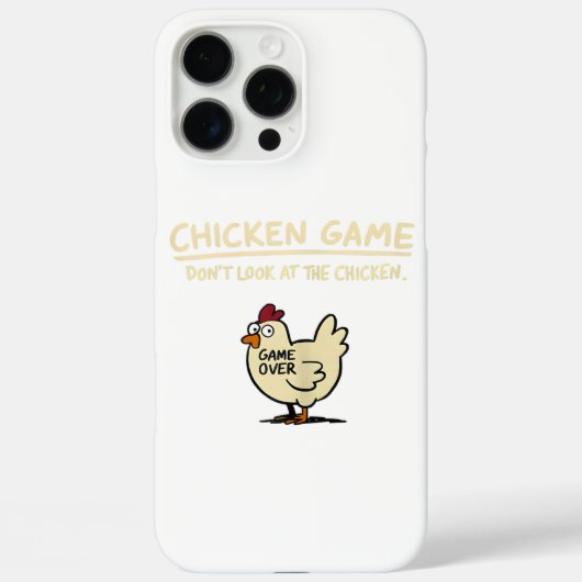 Kippen Spelletje Kijk Niet Naar De Kip Grappige Ki Case-Mate iPhone Case (Achterkant)