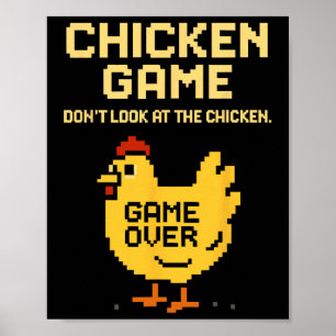 Kippen Spelletje Kijk Niet Naar De Kip Grappige Ki Poster