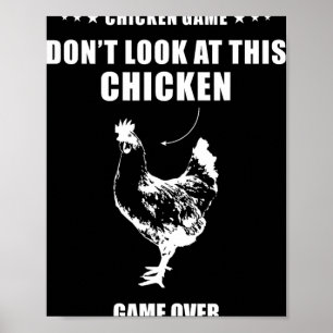 Kippen Spelletje Kijk Niet Naar Deze Kip Kip Poster