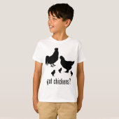 Kippen T-shirt (Voorkant volledig)