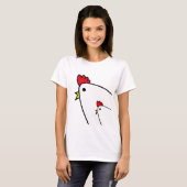 Kippen T-shirt (Voorkant volledig)