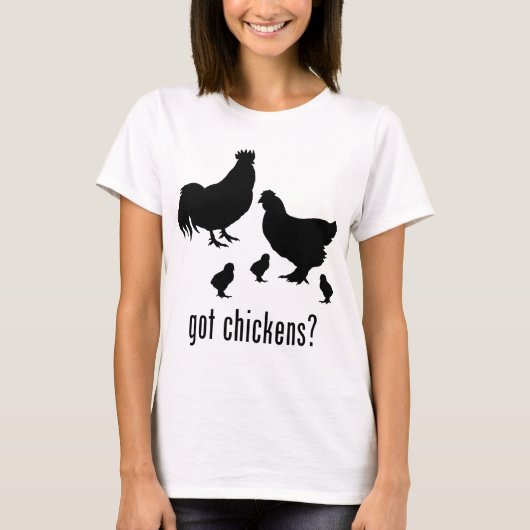 Kippen T-shirt (Voorkant)